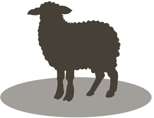 Animal qurban silhouette 8