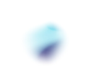 Teal green yellow gradient shape isolated PNG. Transparent trendy overlay on soft blurry background with smooth glowing flow for modern poster, header or design element.