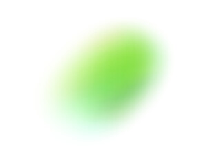 Fluid Gradient Mesh Blob on Transparent Background