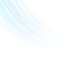 Air flow Isolated PNG and vector isolated. Effect of winter air and wind stream waves effect in blue color.