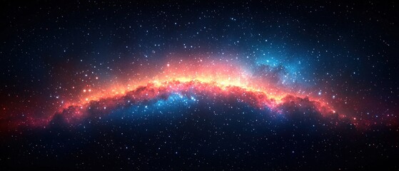 Obraz premium Cosmic Nebula in Deep Space