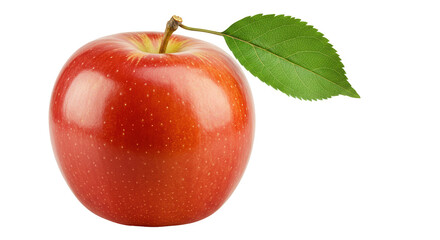 Isolated Fresh Red Apple