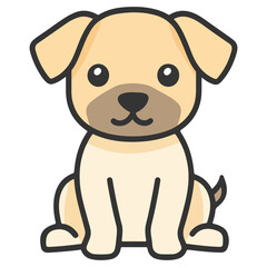 dog, animal, vector, transparent background, creature, pet, puppy, cute, isolated, canine, doggy, adorable, small, breed, mammal, icon, nature
