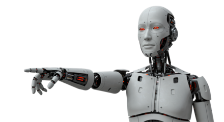 Isolated pointing robot