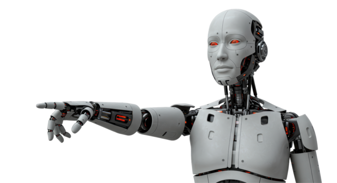 Isolated pointing robot