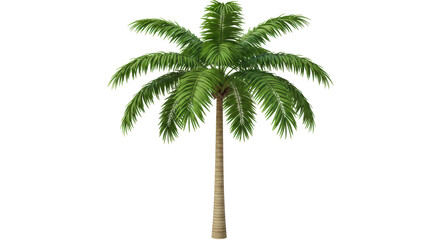 Isolated Palm Tree