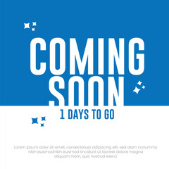 Coming Soon Announcement – Countdown to Launch 1 day to go 