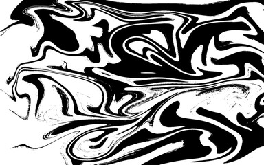 Abstract background, like stone marble. Hand painted ebru art background. Black and white Marble texture background. Monochrome marbling texture. Abstract background for your design.