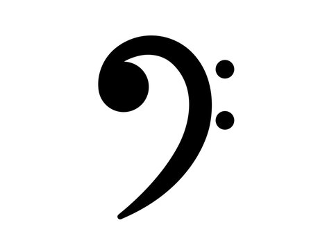 F clef music icon 22A