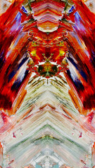 Abstract art background . Hand painting artwork on canvas .