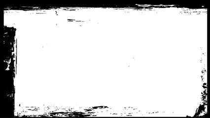 Grunge frame illustration. Abstract grunge background with worn brush texture. Space for text