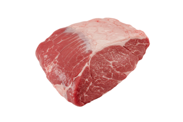 Shoulder meat ,beef, chicken, mutton, lamb, veal, pork, turkey, duck, goose, quail, rabbit, venison, buffalo, bison,  isolated on white background png