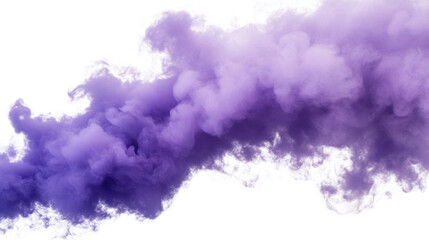 Fototapeta premium purple smoke on white background