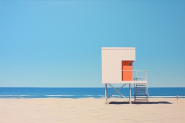 Venice beach architecture outdoors horizon.