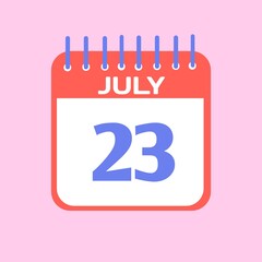 vector calendar icon
Standing Desk Calendar July 2025. Business monthly calendar with metal spiral-bound, the week starts on Sunday. Monthly Pages with green title, isolated on a white background, 3d 