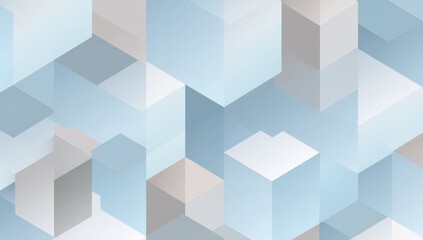 Obraz premium Abstract Geometric Cubes Pattern Background