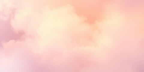 Dreamy, hazy pastel blend from lavender to peach, subtle cloud-like texture,  airy,  delicate