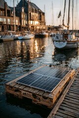 Innovative solar-powered floating technology platform for sustainable energy solutions in coastal environments