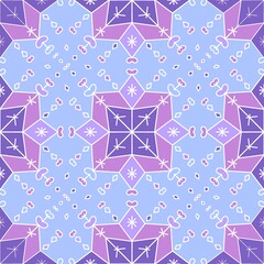 Square pastel Seamless Pattern, Gorgeous Frost Crystalize seamless pattern, pink, blue, purple, for fabric, cloth, surface