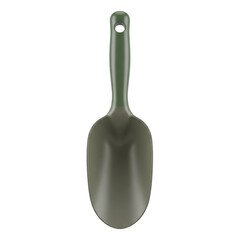 Plastic gardening trowel isolated