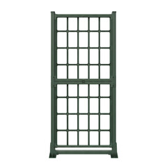 Dark green plastic modular grid panel