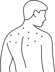 등드름 남 흑백