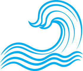 abstract background with waves