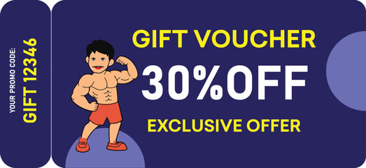 Gift Voucher: 30% Off Gym Membership