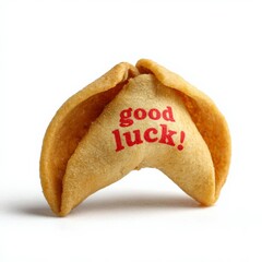 Lucky fortune cookie with message displayed prominently captures the essence of traditional Chinese cuisine and culture