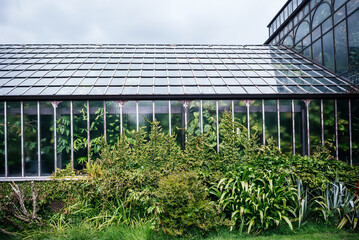 Exterior View of Greenhouse at Glasgow Botanic Gardens