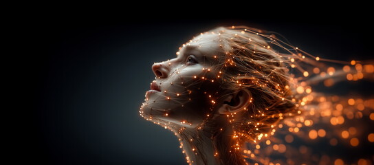 Universe of human senses and emotions and super natural powers. Telepathy,fspiritual force and mind powers through brain and neural sensory systems.