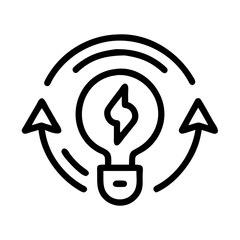 New energy solution icon set solar, energy, wind, biomass, geothermal, hydropower, renewable, sustainable, efficiency, wave, eolic, battery, storage, grid, turbine, hydrogen, and generator icons