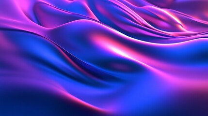 Fototapeta premium Elegant Abstract Blue and Purple Gradient Background with Soft Textile Wave and Artistic Pattern