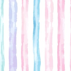 Pastel Watercolor Stripes Background