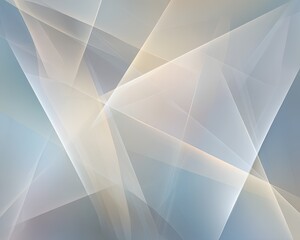 Abstract Geometric Design with Pastel Colors