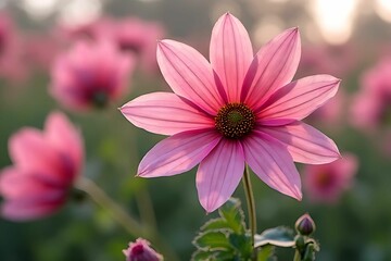 pink flowers in the garden