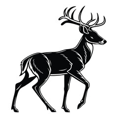 Deer silhouette vector