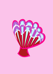 Zestaw muszelek – morska grafika wakacyjna