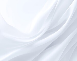 Elegant White Fabric Drape Texture