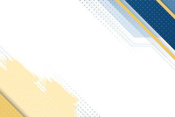 Abstract modern background with blue, yellow, and geometric elements