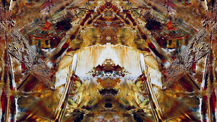 Abstract art background . Hand painting artwork on canvas .