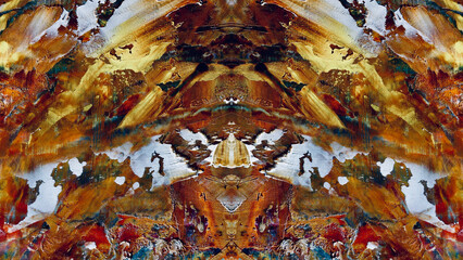 Abstract art background . Hand painting artwork on canvas .