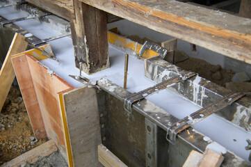 既設の古民家の基礎改修工事