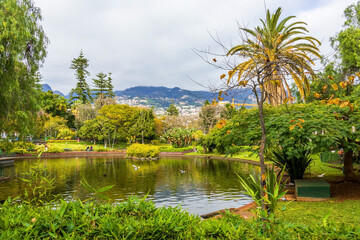 Santa Catarina Park in Funchal, Madeira, Portugal