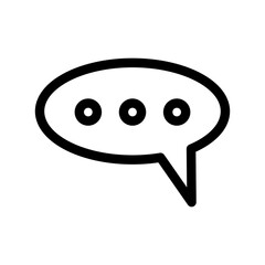 Bubble speech icon design template SVG