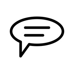 Bubble speech icon design template SVG