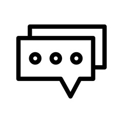 Bubble speech icon design template SVG