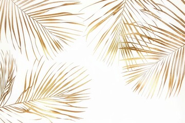 Palm leaves backgrounds outdoors pattern.