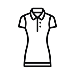 polo dress icon
