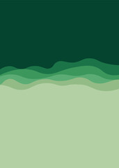 Eco-inspired vertical illustration with earthy tones and gentle curves for peaceful design